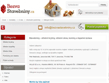Tablet Screenshot of bezva-stavebniny.cz